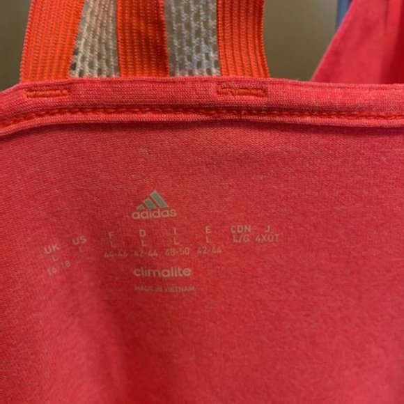 Adidas Salmon Colored  Workout Top - Picture 2 of 3